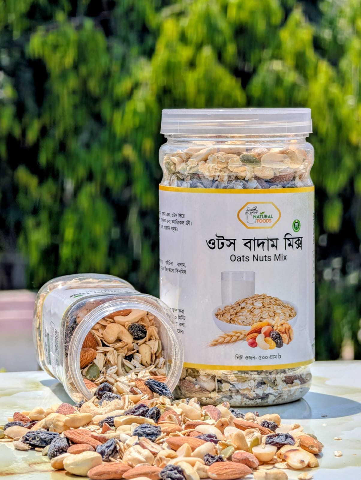Oats & Almond Mix 500g (ওটস–বাদাম মিক্স) - Image 2