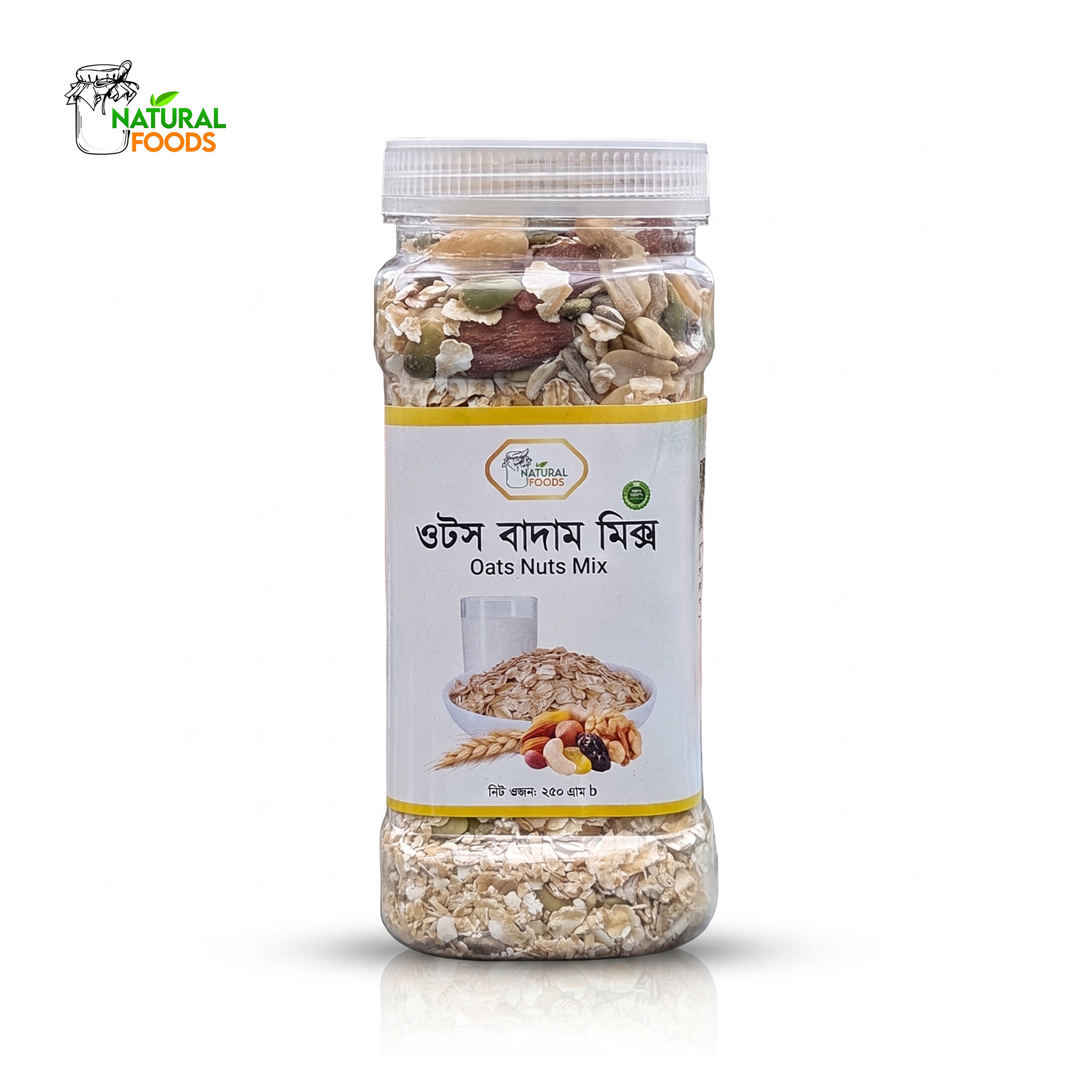 ওটস বাদাম মিক্স